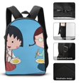 thumbnail image 3 of Chibi Maruko-chan Backpack Learning Maestro Bookbag with Symphony Lunch Organizer, 3 of 5