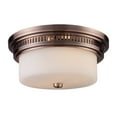 thumbnail image 1 of Support Encastré LED pour Éclairage Chadwick 2 Lumières en Cuivre Antique, 1 of 2