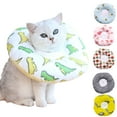 thumbnail image 3 of Neinkie Réglable Chat Récupération Collier, Imperméable à l'Eau Cou Cône Elizabethan après la Chirurgie, Cicatrisation de la Plaie Protection Bord Doux pour Animaux de Compagnie/chats/petits Chiens/grand Chien, 3 Tailles, 3 of 7