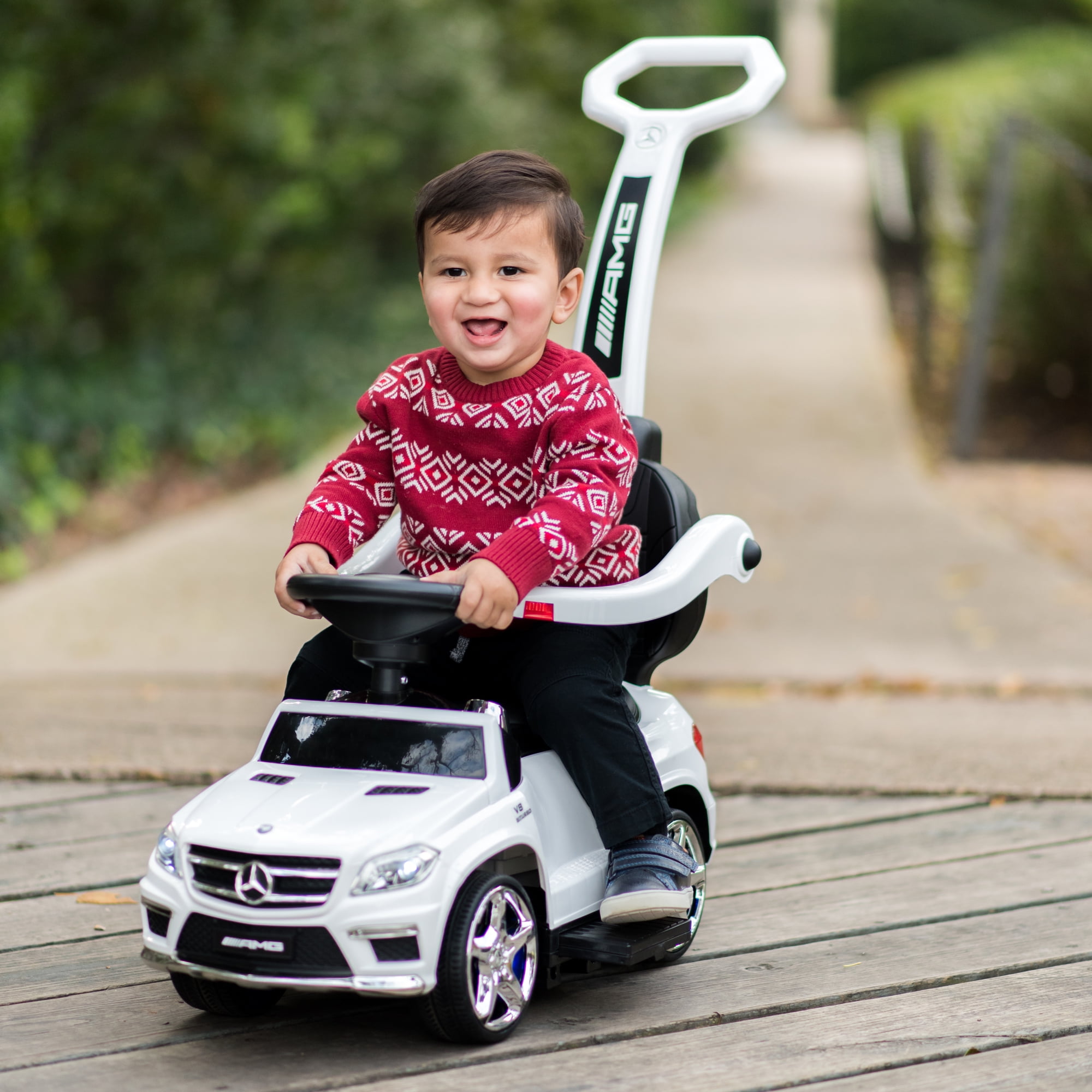 baby mercedes push car