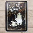 thumbnail image 3 of Coffee If You're Not Shaking, You Need Another Cup Metal Tin Sign, Vintage Plaque Poster Cafe Kitchen Home Wall Decor, 3 of 4