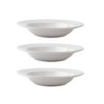 thumbnail image 2 of Sentmoon White Dinner Plates Pasta Plates Set Modern Western Style Tableware for Home Hotel Restaurant Serving Meal Dish Salad Kitchen Use, 2 of 4