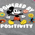 thumbnail image 3 of Mickey & Friends - Powered By Positivity - Toddler And Youth Girls Raglan Graphic T-Shirt, 3 of 4