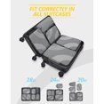thumbnail image 3 of Juego de 6 cubos de compresión BAGSMART Travel, color gris, 3 of 6