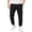 Black, variant on HAOTAGS Fleece-Lined Sweatpants for Boys & Girls Elastic Waist with Functional Side Pockets, Warm & Stretchy Joggers Gray Size 3T