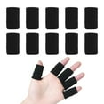 thumbnail image 1 of 10 Pieces Finger Sleeves Sports Elastic Finger Sleeves Support Thumb Brace Protector Breathable Elastic Finger Tape, 1 of 6