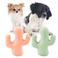 thumbnail image 3 of Dog Squeaky Toy Cactus: 2PCS Latex Puppy Teeth Cleaning Toy Pet Interactive Toy, 3 of 8
