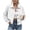 White, variant on MLCDZ Womens Corduroy Jacket Cropped Fall Long Sleeve Button Down Turn collared Coat Casual Lightweight Solid Color Bomber Outerwear with Pockets