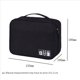 thumbnail image 5 of 2X Bolsa de Almacenamiento de Cable Portátil Impermeable USB Línea de Datos Cargador Enchufe Organizador para Viaje Organizador Electrónico Negro, 5 of 5