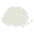 thumbnail image 1 of Nylon Planas Arandelas M3 7mm DE 3mm DI 1mm Grosor Sellado Junta para Grifo Tubería Agua Manguera, Blanco, Paquete De 200, 1 of 2