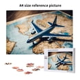 thumbnail image 6 of Sikiie Airplane World Map Adventure Puzzle, Jigsaw Puzzles, Jigsaw Puzzles 1000 Pieces, Custom Jigsaw Puzzle for Adults (29.5×19.7in, Horizontal), 6 of 9