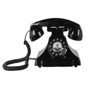 Black Audio Guest Book Phone, Record Customized Audio Messages with Audio Guest Book for Parties Weddings Birthdays Rentals Confessions(Battery Not Included)
