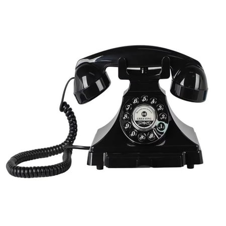 Black Audio Guest Book Phone, Record Customized Audio Messages with Audio Guest Book for Parties Weddings Birthdays Rentals Confessions(Battery Not Included)
