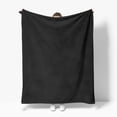 thumbnail image 5 of Sm:)e Black Blanket, Super Soft Flannel Fuzzy Plush Cozy Blanket, 50x60 Inch, 5 of 13