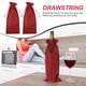 thumbnail image 4 of 5 uds bolsa de vino funda para botella de vino bolsa de vino de boda con cordón suministro de envoltura de botella de vino, 4 of 6