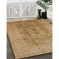 thumbnail image 3 of Ahgly Company Machine Washable Indoor Rectangle Industrial Modern Brown Sand Brown Area Rugs, 7' x 10', 3 of 7