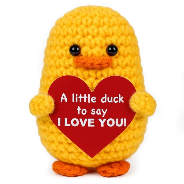 Regalo a ganchillo con la palabra «I Love You» Romantic TWPER para ella y él