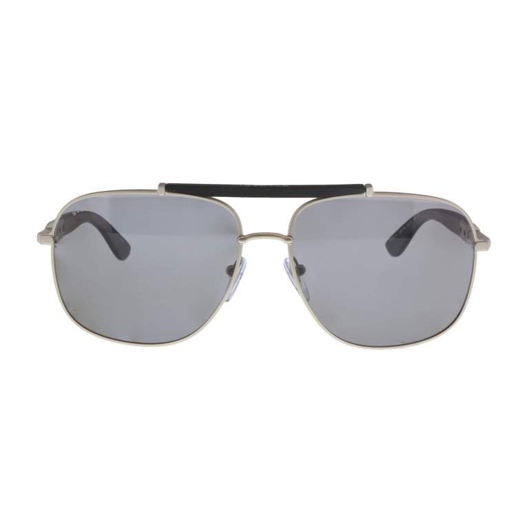 Bulgari BV5040K 200781 Matte Silver Rectangular Sunglasses  display picture 3