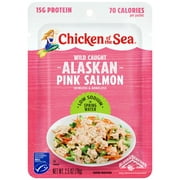 Chicken of the Sea Wild Caught Alaskan Pink Salmon in Spring Water, Low Sodium 2.5 oz Pouch