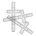 thumbnail image 1 of HEALEEP 3Ud Base De Guirnalda Metálica Para Espiritual En Pared, 1 of 8