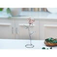 thumbnail image 4 of Rose Gold and Chrome Plated Silver Rose Flower Tabletop Ornament with Clear and Golden Teak Crystals, 4 of 4