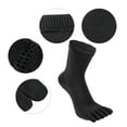 thumbnail image 3 of Unique Bargains 1 Pair Full Finger Five Toe Socks Unisex Non Slip Daily Fit Finger Socks Black, 3 of 7