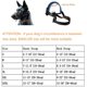 thumbnail image 3 of Bozal ajustable de nailon para perros, antiladridos y antimordeduras (XL, rojo), 3 of 5