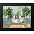 thumbnail image 2 of Swatland, Sally 18x15 Black Modern Framed Museum Art Print Titled - Tropical Island, 2 of 5