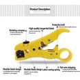 thumbnail image 2 of Pelacables Universal XCF herramienta para cables coaxiales y de datos 125mm, 2 of 4