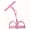 Pink, variant on Pedal Resistance Band with Handle, Tension Rope for Exercise Women, Multifunction Tension Rope for Abdomen Waist Arm Leg Stretching, Sit-Up Assistance Elastic Strength Bands with Handles for Home Fit