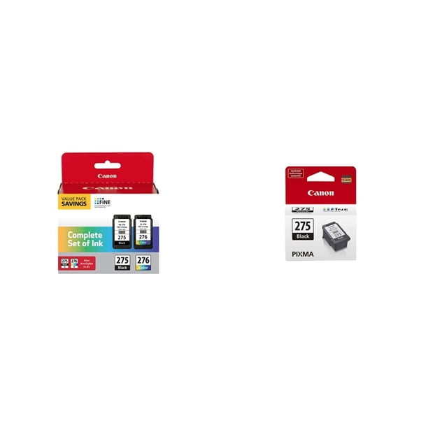 Tanque de tinta Canon PG-275/CL-276, paquete múltiple PG-275, negro