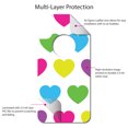 thumbnail image 4 of DistinctInk Custom SKIN / DECAL compatible with OtterBox Commuter for iPhone X / XS (5.8" Screen) - White Multi Color Hearts, 4 of 5