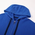 thumbnail image 6 of Fleece Jacket for Mens Winter Warm Lightweight Windproof Jackets Full Zip Hooded Casual Sweatshirts with Pockets, 6 of 8