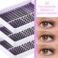 thumbnail image 3 of Kit De Extensión De Pestañas，168 Pestañas Individuales，Maquillaje para Mujeres Pinzas De Pestañas En Racimo Kit De, 3 of 5