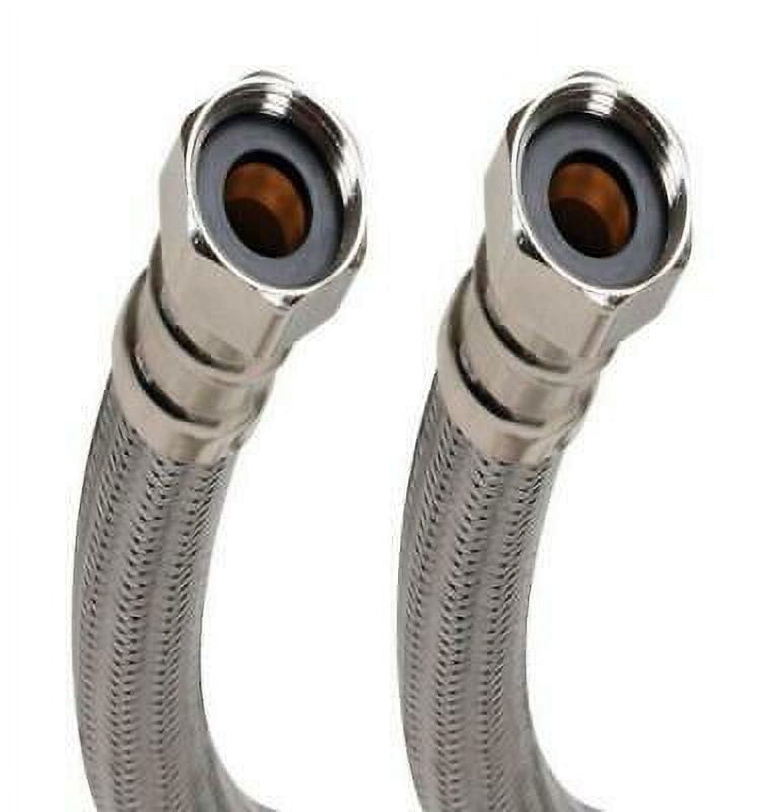 Fluidmaster B1H18 Braided Stainless Steel Water Heater Connector 18"