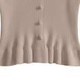 thumbnail image 6 of XXWXYD Girls Crop Tank Tops Kids Ruffle Hem Camisole Button Summer Sleeveless Undershirts Teen Dance Hawaiian Shirts Cute Camisoles, 6 of 6