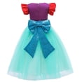 thumbnail image 3 of Fesfesfes Kids Girls Tulle Chiffon Dress Paillette Pageant Gown Party Princess Dress Under 10$, 3 of 8