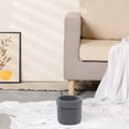 thumbnail image 4 of REGALWOVEN 2 Packs Woven Storage Basket, Round Storage Bin for Key Tray Bowl for Entryway Desk, Catchall Home Decor Gray 5.1*5.5in, 4 of 5