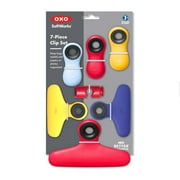 OXO SoftWorks Clip Set – 7 Assorted Clips for Food Storage & Organization