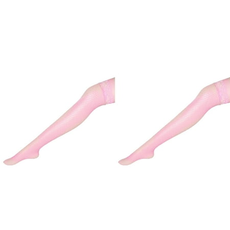 Wijhcboe 2 Pack Women Sexy Nighties for Women Christmas Fishnet Thigh High Stockings Women Satin Lingerie Lace Stockings Breathable Womens Christmas Lingerie Stockings PK Hanging Neck Towel Bra