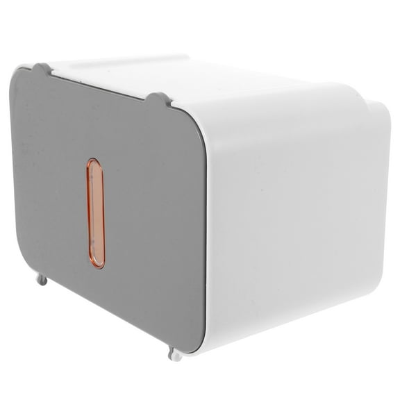 Hemoton  Automatic Paper Towel Dispenser Touchless No Drilling Holder Mount Tissue