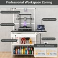 thumbnail image 5 of YOHKOH 3D Printer Stand with Filament Storage, Heavy Duty Table for PLA ABS PETG, 41.3"W x 23.6"D x 58.1"H, 5 of 7