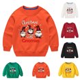 thumbnail image 2 of Utoimkio Toddler Boy Girls Cotton Crewneck Sweatshirts Long Sleeve Shirts Cute Print Pullover Sweatshirts Tee Tops Little Boy Girls Fall Winter Clothes for Kids, 2 of 5