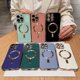 thumbnail image 3 of Funda de lujo con carga inalámbrica Magsafe para iPhone 15, 14, 13, 12 y 11 Pro Max Plus con electrochapado magnético, 3 of 8
