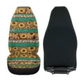 thumbnail image 4 of Uorisanigo 2 Pcs Car Seat Covers Set Vehicle Front Seat Protection Aztec Sunflower Leopard Print Car Interior Covers Seats Protectors Universal Fit for Sedans SUVs Pick-up Trucks, 4 of 7