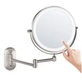 thumbnail image 2 of Jinsinto Wall Mounted Makeup Mirrors Lighted Magnifying Mirror, Swivel Extendable, for Bathrooms and Family, 2 of 5