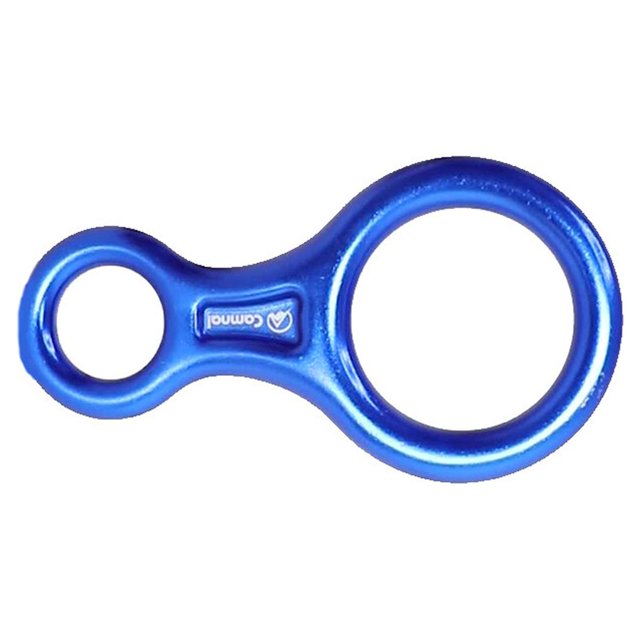 Climbing Gear Descender Practical Descending Tools Professional Belay Device Rock Climb Equipment for Outdoor Sport Protecting Blue