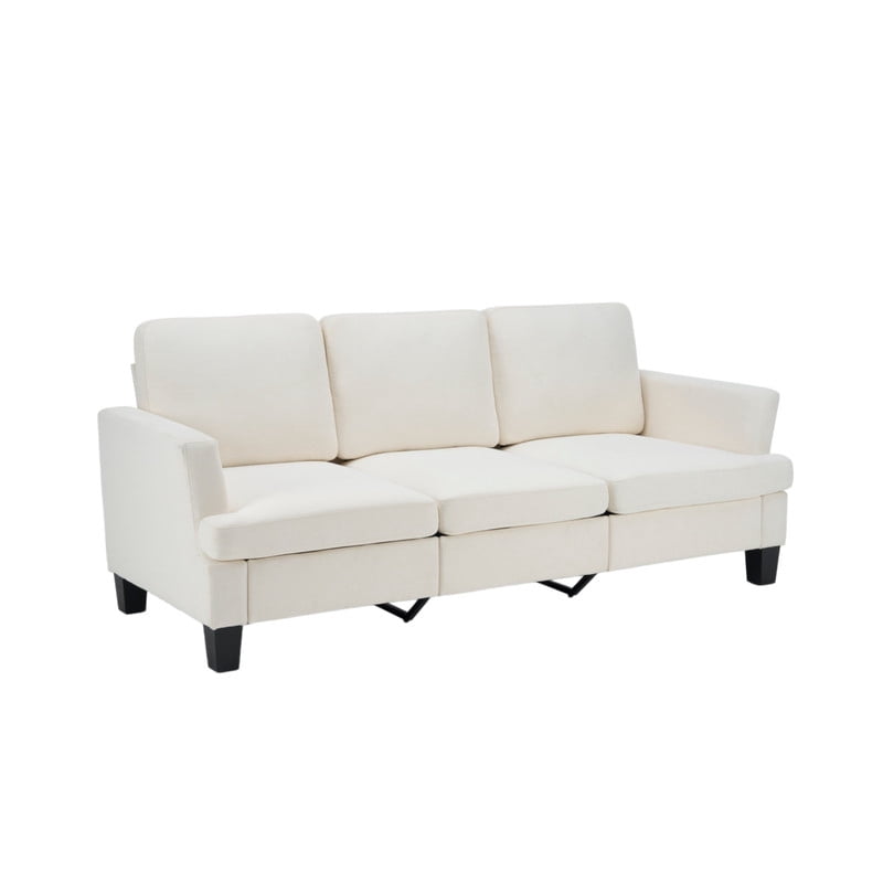 84" Modern 3-Seater Sofa, Upholstered Couch with Washable Covers and 25.6'' Deep Seat, Comfy Sofa Couch for Living Room, Bedroom, Apartment, Office