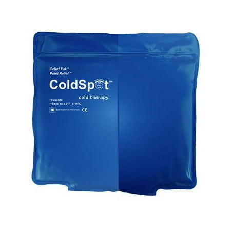Relief Pak\xc2\xae ColdSpot\xe2\x84\xa2 Blue Vinyl Pack - quarter size - 5" x 7" - Case of 12