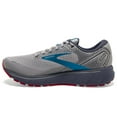 thumbnail image 3 of Brooks Ghost 14 Mens Road-Running Shoes - Grey/Blue/Red - 10.5, 3 of 5